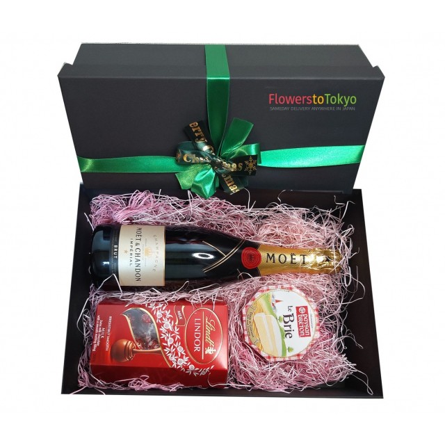 Moet Chandon Lindt brie cheese gifts