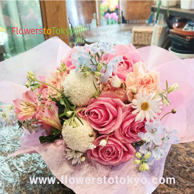 Seasonal Pink Love Bouquet