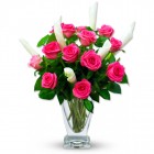 Calla Lily and Rose
