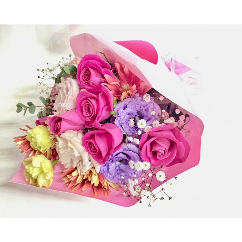 Seasonal Pink Love Bouquet